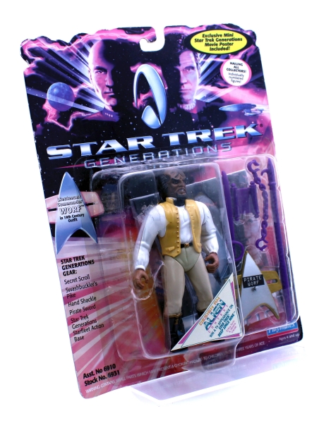 Star Trek Star Trek Generations Actionfigur "Pirate Worf" von Playmates